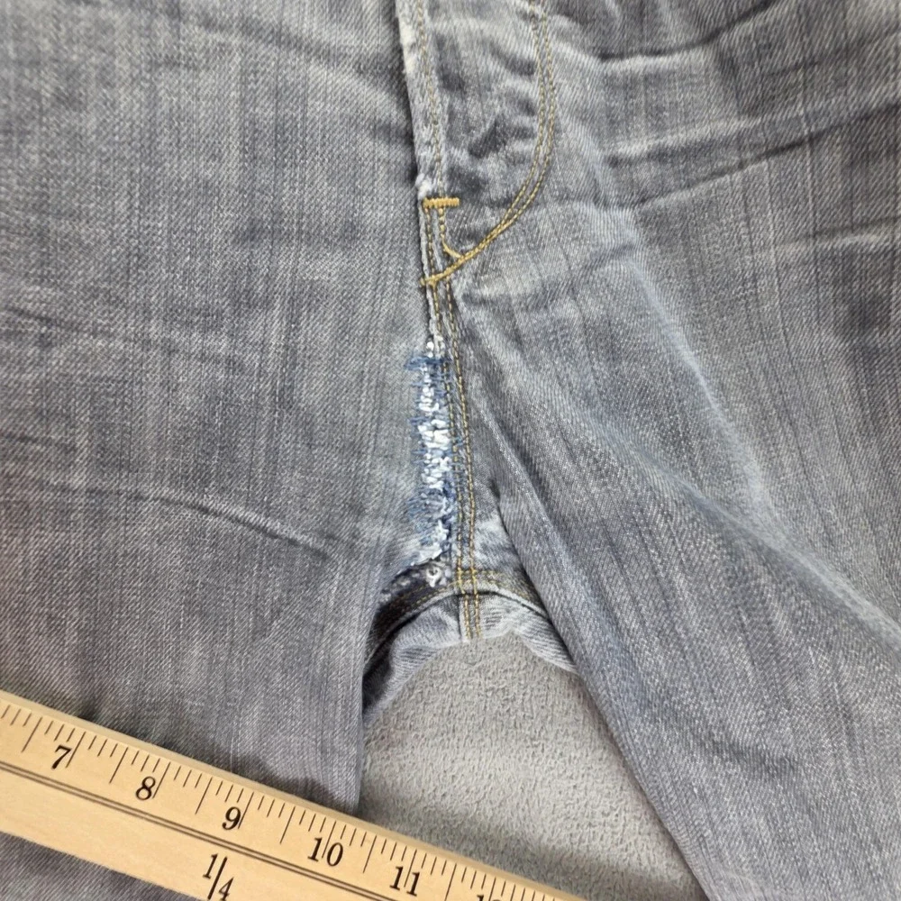 Vintage Levis Engineered Jeans Mens Grey Buckle Back Twisted Button Fits 30x26